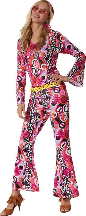 Image du produit tectake Costume femme hippie flowerpower (S)