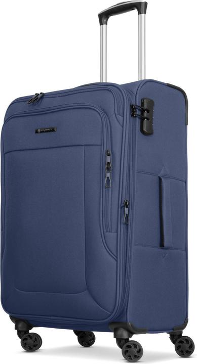 Actual product image Franky Melbourne 3.0 4-wheel suitcase set, 3-piece, with stretch fold (180 l, XL (from 140l))