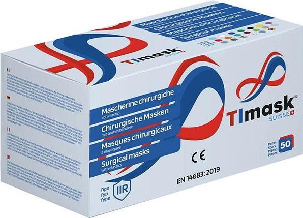 Image du produit Timask Masque jetable Noir (20 pcs) (Type IIR, 20 x)