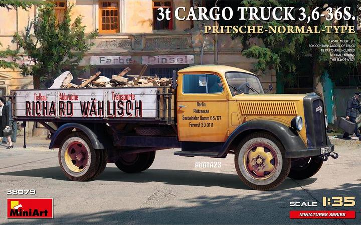 1:35 3t Cargo Truck 3,6-36S Pritschenw.