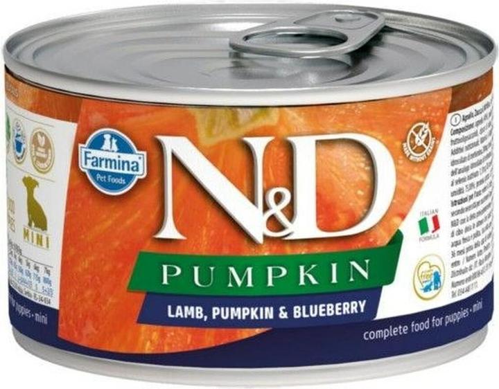 Actual product image Farmina Wet dog food - N&D DOG LAMB&PUMPKIN&BLUEBERRY PUPPY 140g (Puppy + kitten, 140 g)