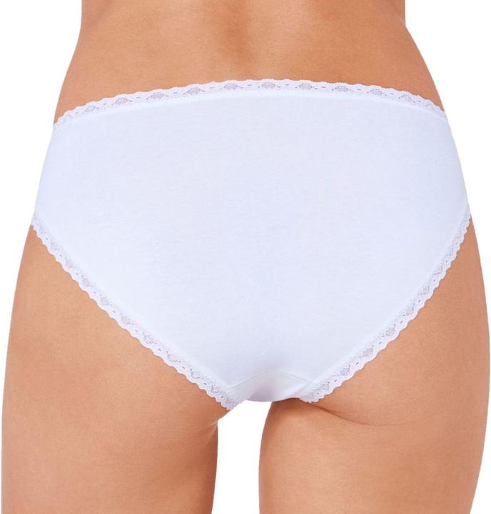 Actual product image Sloggi Pack of 6 24/7 Cotton Lace Tai Briefs (40, L, pack of 6)