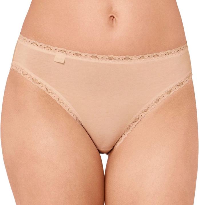 Actual product image Sloggi Pack of 6 24/7 Cotton Lace Tai Briefs (48, 4XL, pack of 6)