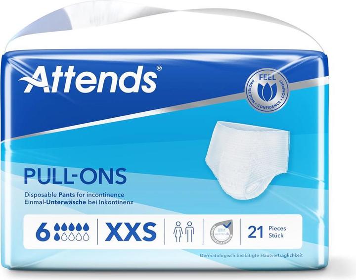 Attends Pull Ons 6 Pant (21 x, Mini)