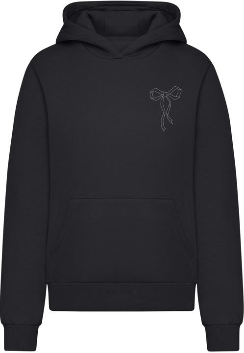 Actual product image Miss Tee Bow Oneliner Ladies Fluffy Hoody - 179949 (XS)