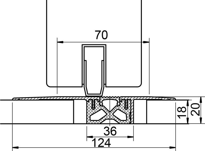 Produktbild Hebgo Nullschwelle 187
