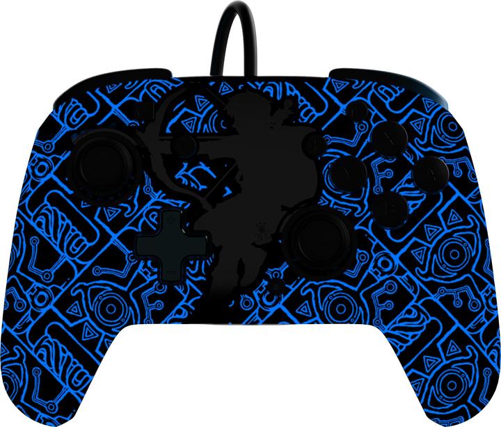 Image du produit PDP Ensemble avec manette REMATCH GLOW et étui de voyage GLOW : Sheikah Shoot, Pour Nintendo Switch, Nin (Switch OLED, Switch)