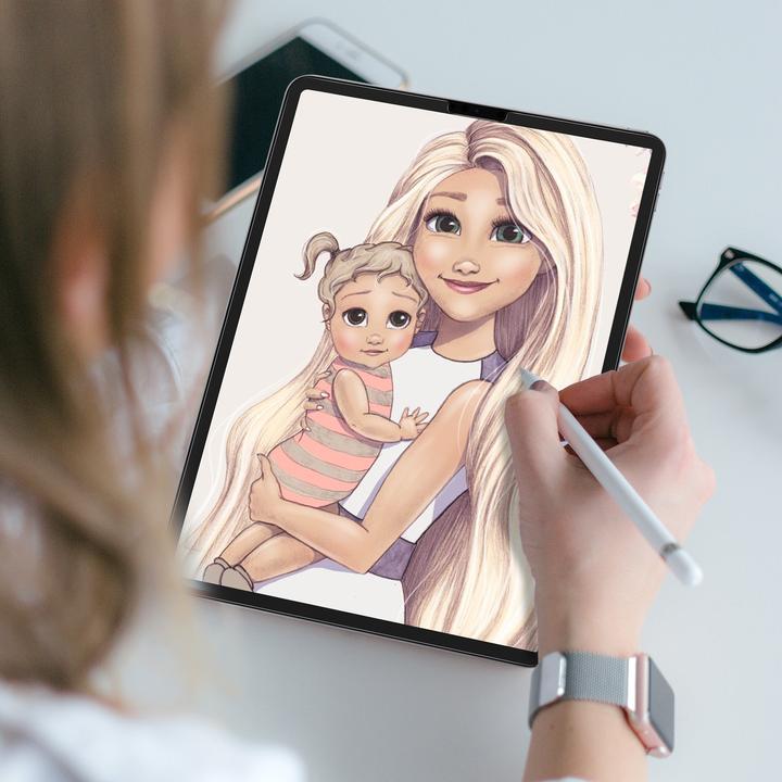 Actual product image Avizar Paper like screen protector, display film (1 Piece, iPad Pro 12.9 2022 (6th Gen))