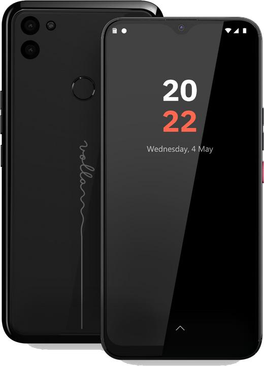 Volla Phone 22 EN (128 GB, Black, 6.30", Dual SIM, 48 Mpx, 4G)
