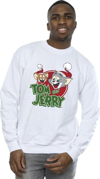 Produktbild Tom & Jerry Christmas Hat Logo Sweatshirt (XXL)