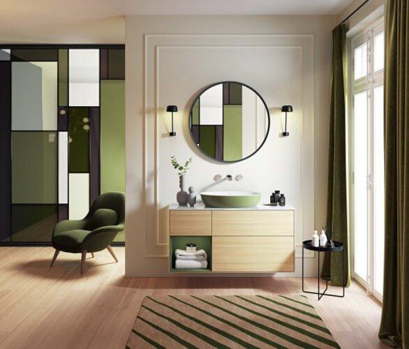 Produktbild Villeroy & Boch Aufsatzwaschbecken Artis 61 cm oval weiss/coal black 419861BCT8 (410 mm, 610 mm)