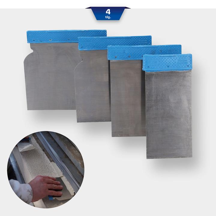 Productafbeelding Brilliant Tools Japanse spatelset, metaal, 4 stuks. (0.10 cm)