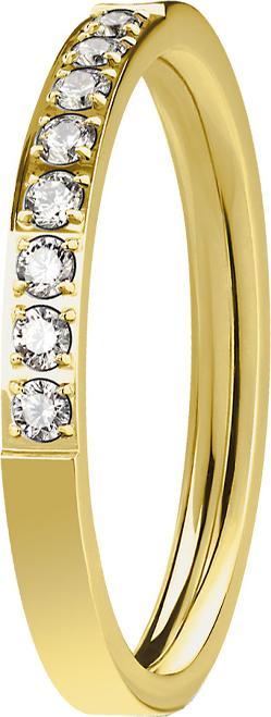 Produktbild Star Piercing Ring vergoldet mit acht Kristallen (60, 917/22 K Gold)