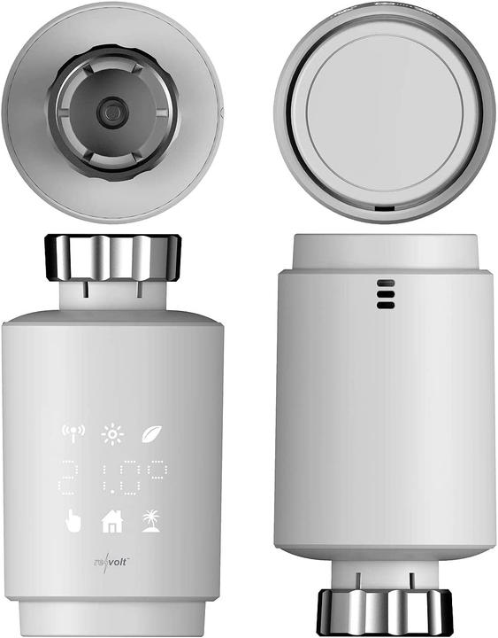 Actual product image Revolt Set of 3 programmable radiator thermostats