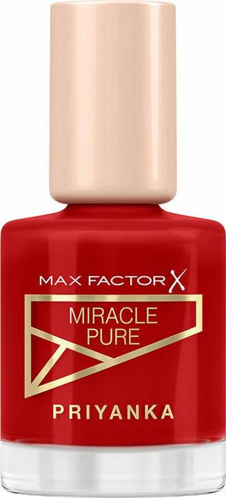 Max Factor Priyanka Miracle Pure Nail Polish - Lak na nehty 12 ml 360 Daring Cherry - (360 Daring Cherry, Farblack)