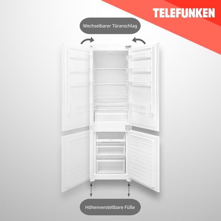 Produktbild Telefunken Einbau-Kühl-Gefrierkombination | Einbaukühlschrank mit Gefrierfach | 178cm Nische | 251 L (251 l)