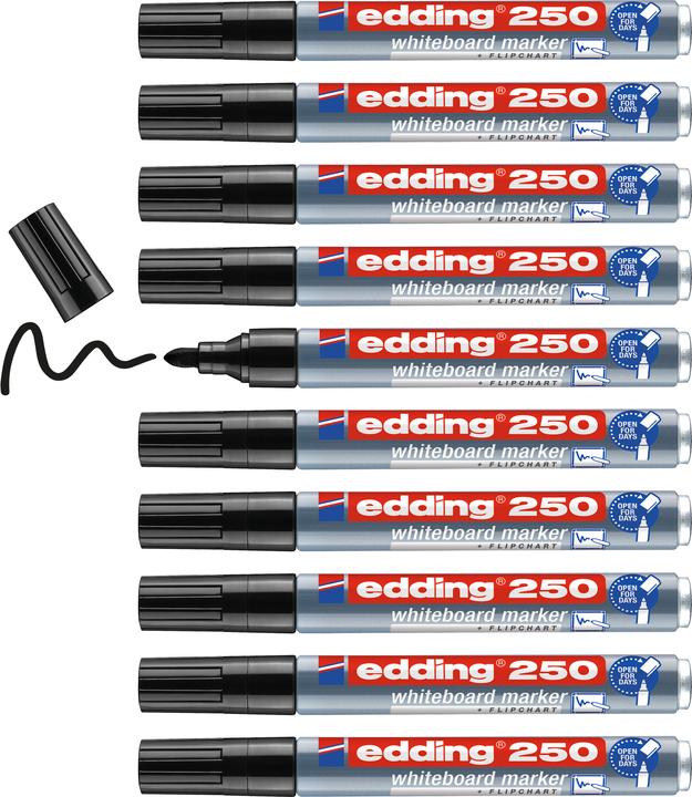 Actual product image Edding 250 (Black, 3 mm, 1 x)