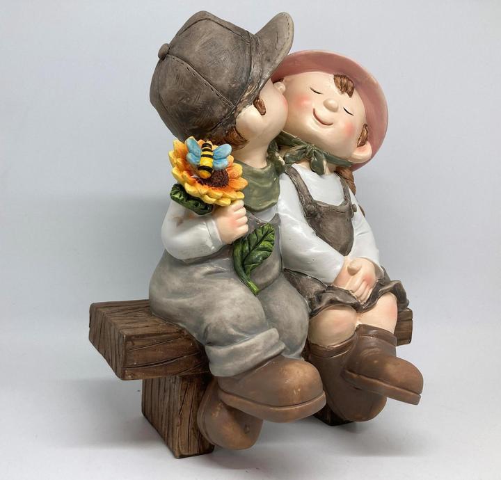 Produktbild GuGus Dekofigur Kinder 2 Stück (13 x 19 x 23 cm)