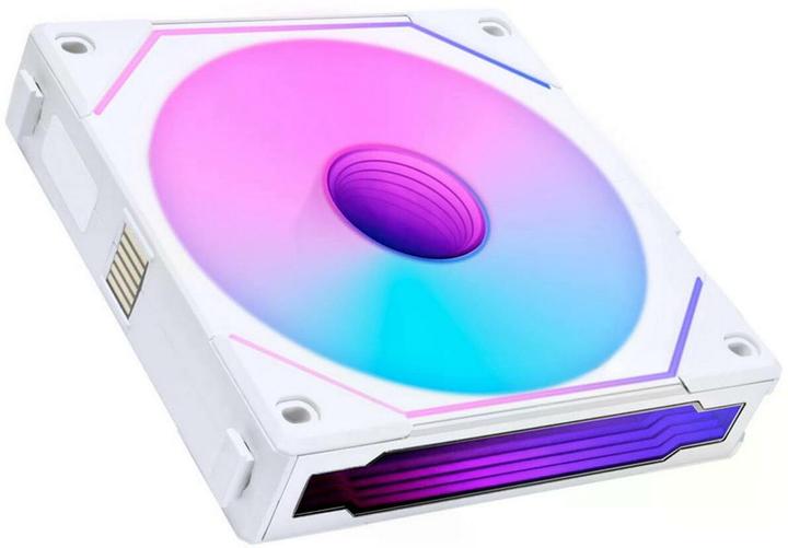 Actual product image Lian-Li UNI FAN SL-INF 120 ARGB Reverse Blade PWM Fan - 120mm, white (120 mm, 1 x)
