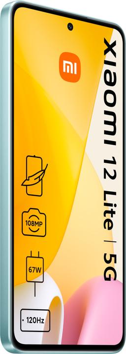 Produktbild Xiaomi 12 Lite 5G (256 GB, Lite Green, 6.55", Dual SIM, 108 Mpx, 5G)