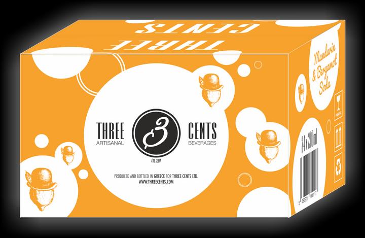 Image du produit Three Cents Soda mandarine & bergamote (24 x 20 cl)