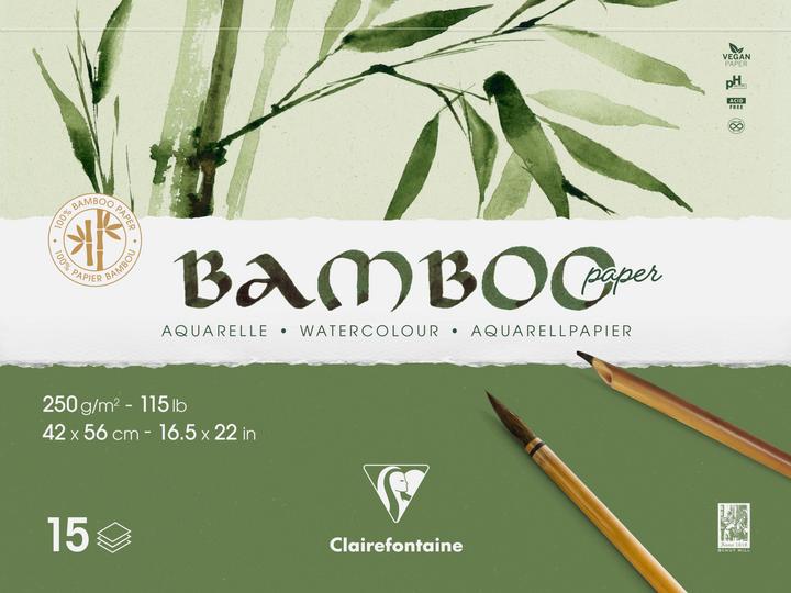 Actual product image Clairefontaine Bamboo block (250 g/m², 20 x)