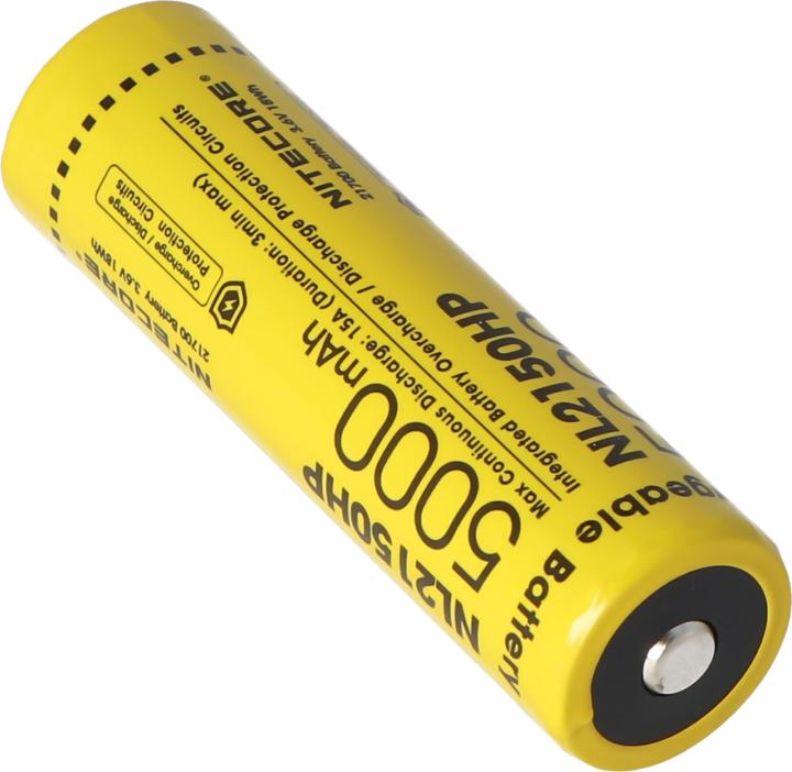 Actual product image Nitecore Li-Ion battery type 21700 - 5000mAh - NL2150HP