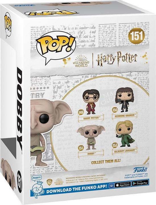 Image du produit Funko Pop. Harry Potter CoS 20th : Dobby (151)