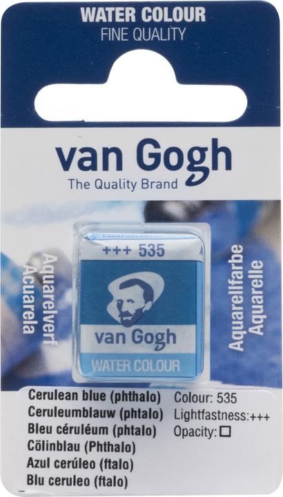 Produktbild Van Gogh Aquarellfarbe 535 Cölinblau, 1 Stück (Hellblau, 1000 ml)
