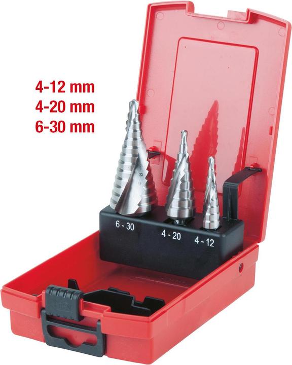 Productafbeelding KS Tools HSS CO 5 stappenboor (4 - 20, 6 - 30, 4 - 12)