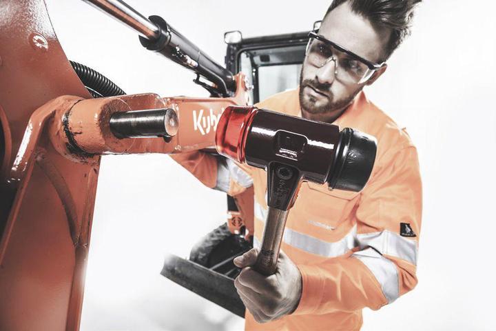 Actual product image Halder SIMPLEX soft-face hammer 40 RUBBER/PLASTICS TE SIMPLE (640 g)