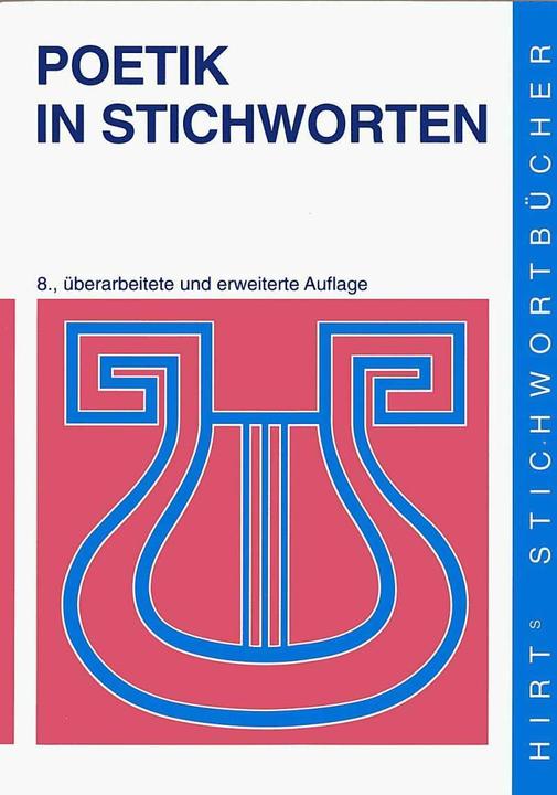 Produktbild Poetik in Stichworten (Deutsch, Martin Neubauer, Ivo Braak, 2001)