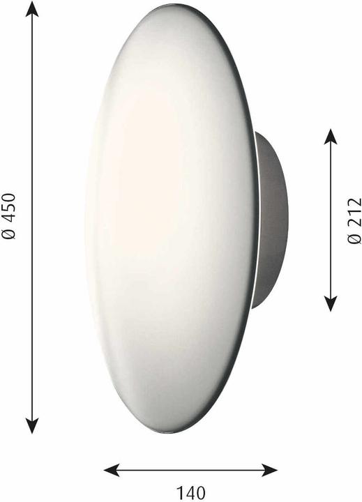 Produktbild Louis Poulsen Aj Eklipta Led Wand-/Deckenleuchte (1770 lm)