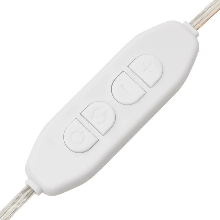 Image du produit VidaXL Wandspiegel mit LED-Leuchten 20x50 cm Glas Oval (20 x 50 cm)