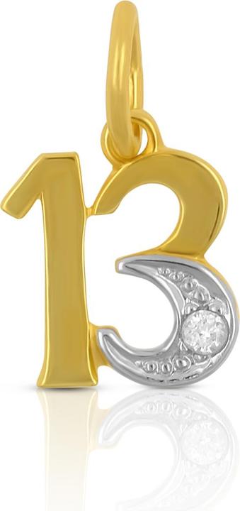 Image du produit Muau Nombre 13 (750, Or blanc, Or jaune 18 K)