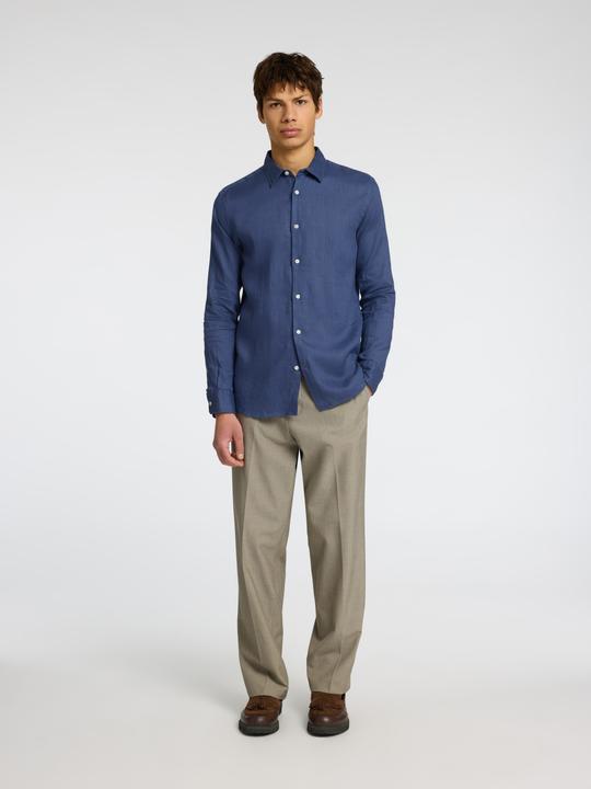 Actual product image Selected Homme Slhregkylian-Linen Shirt Ls Classic Noos (S)