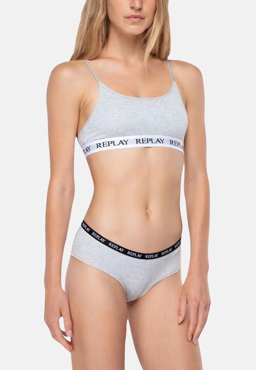 Produktbild Replay Unterhose Damen-Slip mit Logo-Bund 2er Pack (S, 2er Pack)