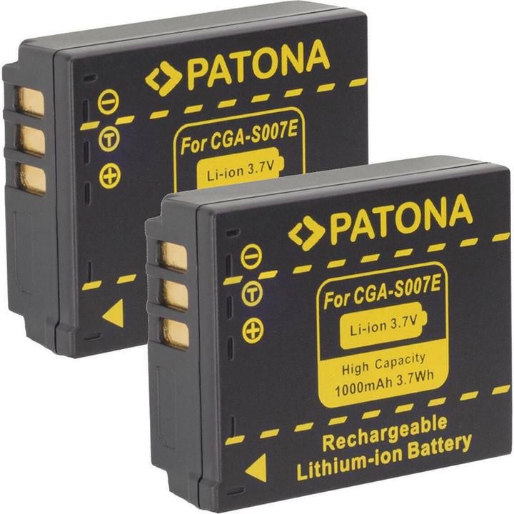 Actual product image Patona CGA-S007 Battery for Panasonic (Camera battery)