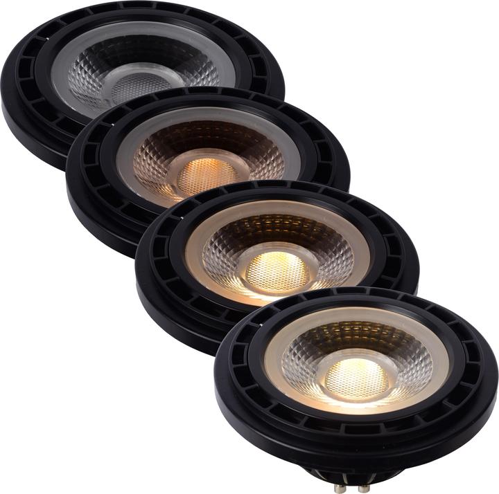 Produktbild Lucide schwarz (GU10, 12 W, 820 lm, 1 x, G)