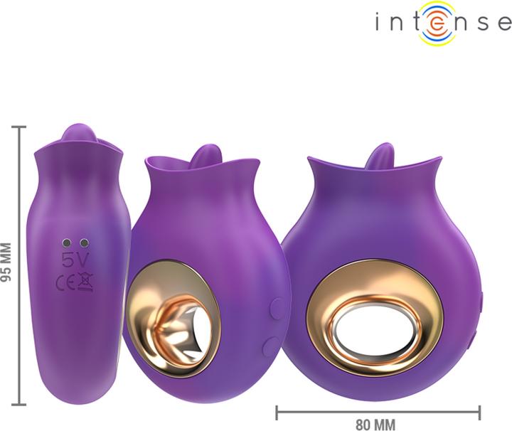 Image du produit Intense Stimulateur Clitoridien Tuli 9 Vibrations & 9 Oscillations Violet