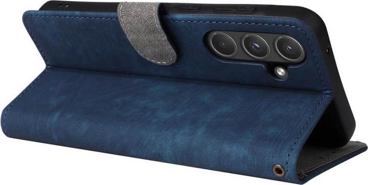 Produktbild Cover-Discount Galaxy A55 - Etui mit RFID Blocker blau (Samsung Galaxy A55)