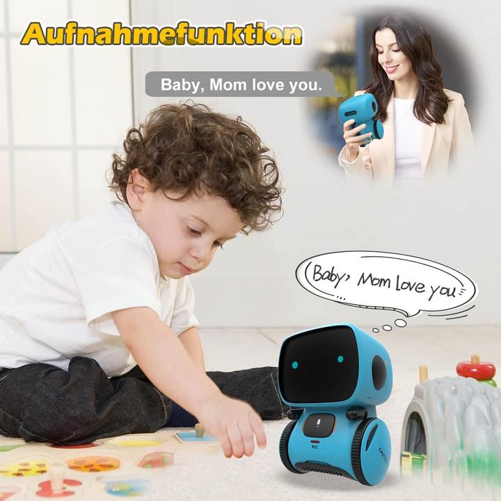 Actual product image Remoking Interactive Robot Learning Toy, Blue