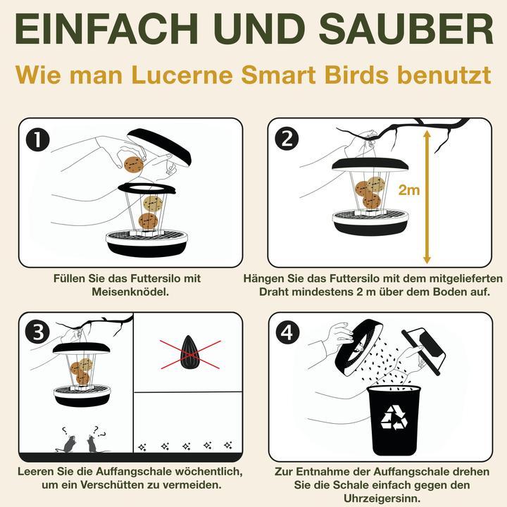 Image du produit Swissinno Vogel-Futtersilo "Lucerne" Smart Birds