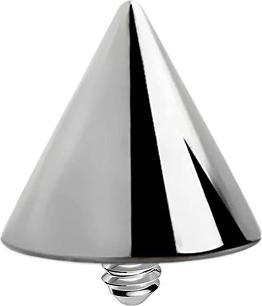 Actual product image Star Piercing Dermal Anchor Cone silver (Surgical steel 316L)