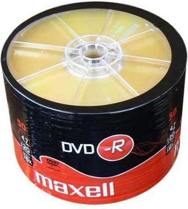 Maxell DVD-R 4 7GB 50 szt w opakowaniu SHRINK. Prędkość zapisu 16X 120 min Przeznaczenie nagrywa (50 x)