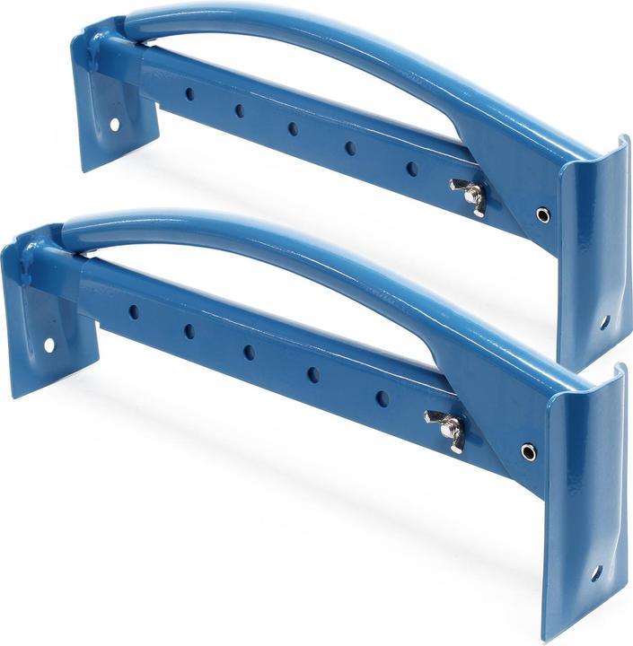 Actual product image Wiltec Brick Tongs Set 2x Lifter Bricks Lifting Carrying Carrier 425mm 700mm (425 mm)