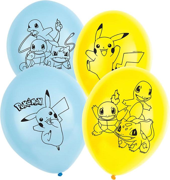 Produktbild Amscan Luftballons Pokemon (6 x)