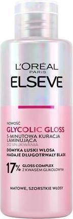 L'Oréal Paris L'Oreal Elseve Glycolic Gloss Restorative Treatment For Shiny Hair For Women 200Ml (200 ml)