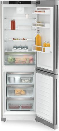 Actual product image Liebherr Combiné NoFrost Blu PURE 60cm Portes Look inox (330 l)