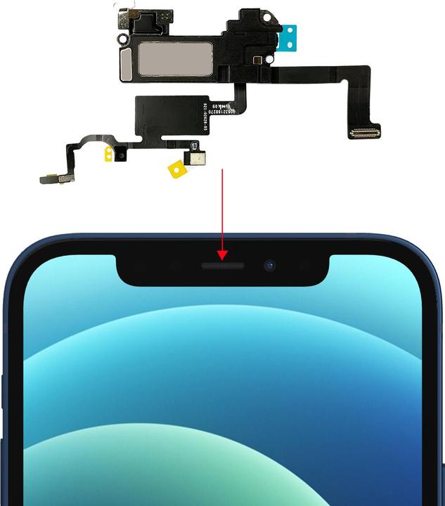 Actual product image Clappio Internal speaker spare part (iPhone 12 Pro)